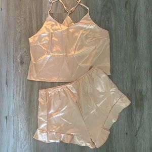 Peach size medium pajama set